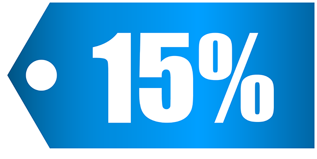 15 discount